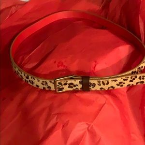 GAP Accessories - Gap cheetah leather belt GAP Accessories - Gap cheetah leather belt